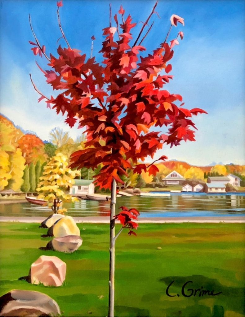 Laura Grime Painting – Algonquin Red